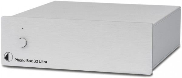 Phono Box S2 Ultra Diskrete MM/MC Phono Vorstufe von Pro-Ject silber