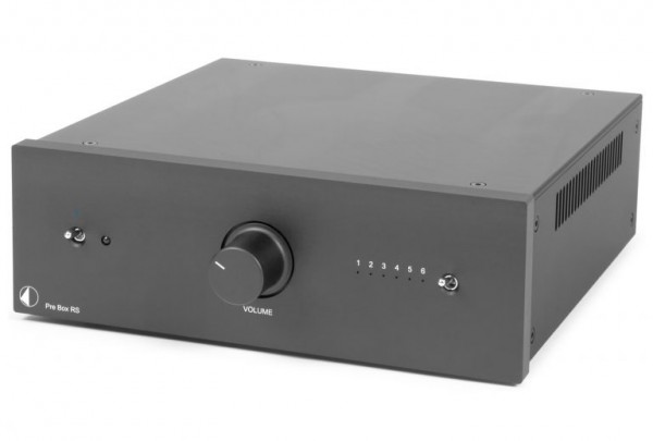 Pre Box RS Highend Stereo Line-Röhrenvorverstärker von Pro-Ject schwarz