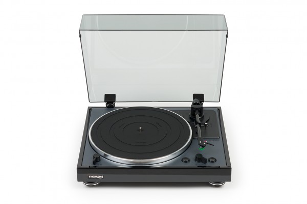 Thorens TD 102 A Vollautomatischer Plattenspieler schwarz Hochglanz