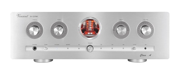 Vincent Class A Stereo Hybrid Vollverstärker SV-237MK silber